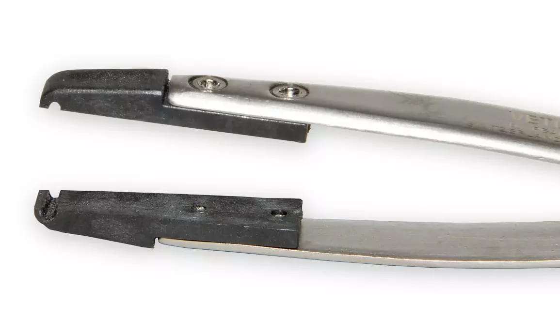 Antistatische Edelstahlpinzette VETUS ESD-250 mit PPS-Spitze – 2