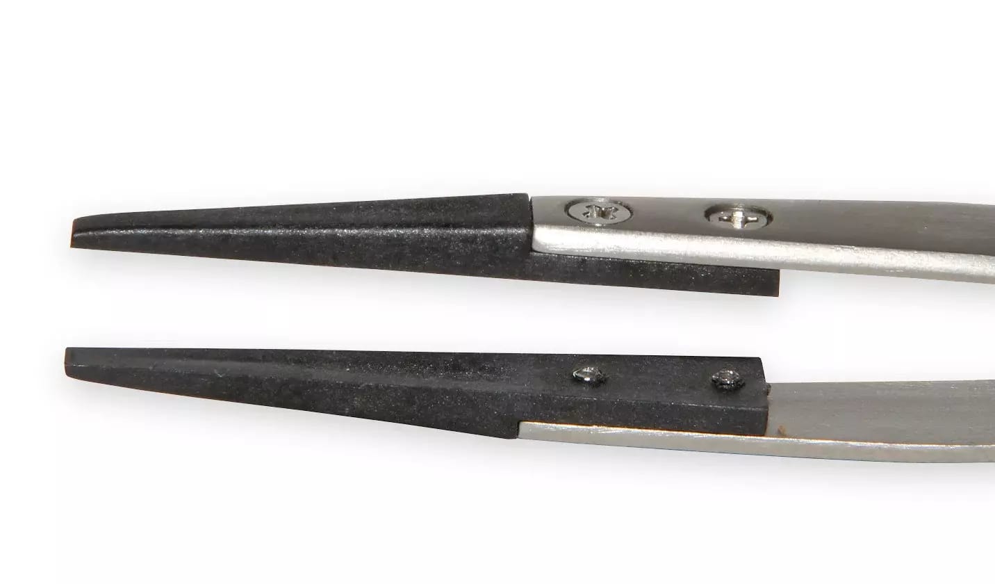 Antistatische Edelstahlpinzette VETUS ESD-2A mit PPS-Spitze – 2