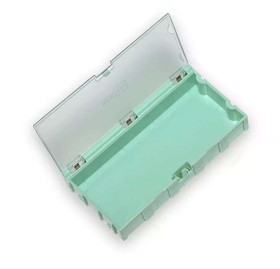 Miniatur-Kunststoffschubladen für SMD-Bauteile B4 - grün
