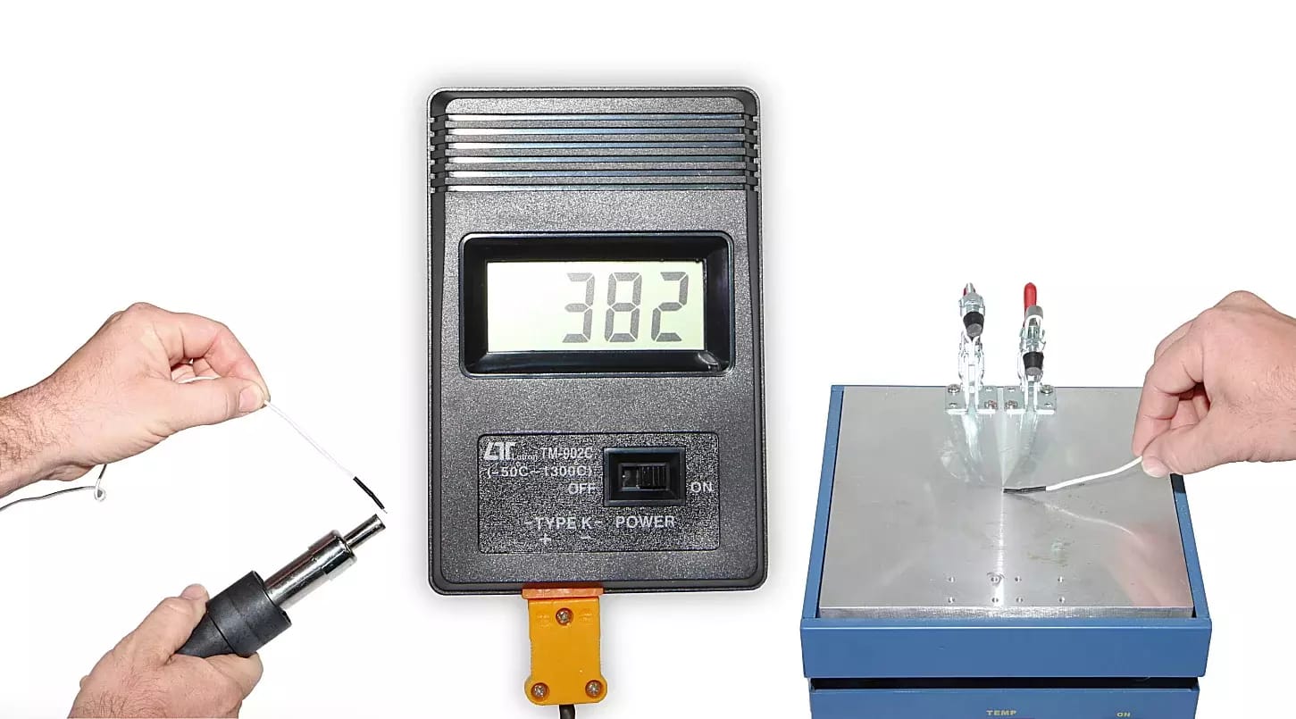 Digitales Thermometer TM-902C bis zu 1300 Grad Celsius – 2