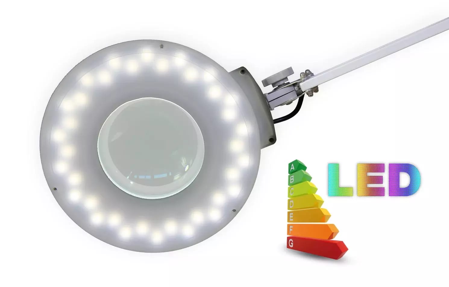 Tischlupe mit LED-Beleuchtung T86-E 10 Dioptrien Vergrößerung – 2