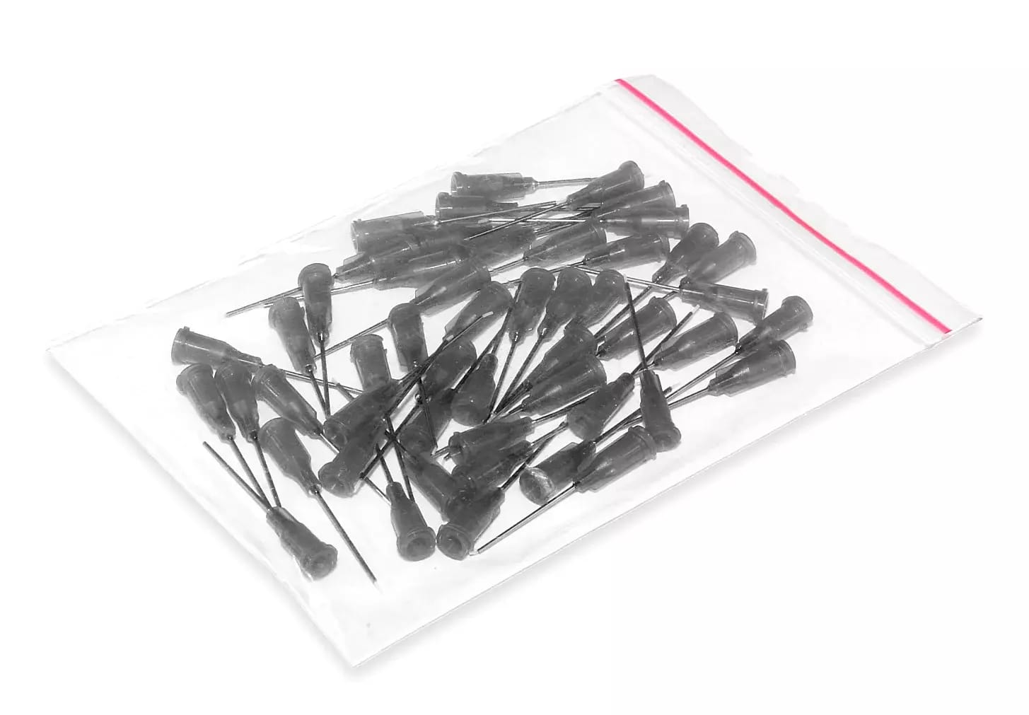 Edelstahl-Dosiernadeln mit eingelegtem Teflonschlauch 25,4mm 21G 50St