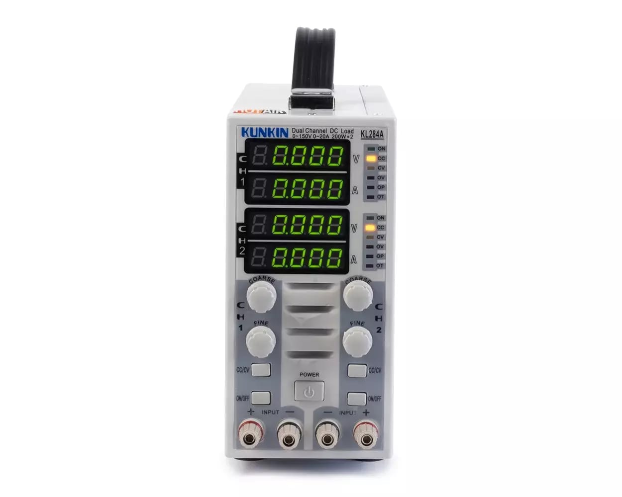 Elektronische Last DC doppelt KUNKIN KL284A 400W, 0-150V, 0-20A – 2