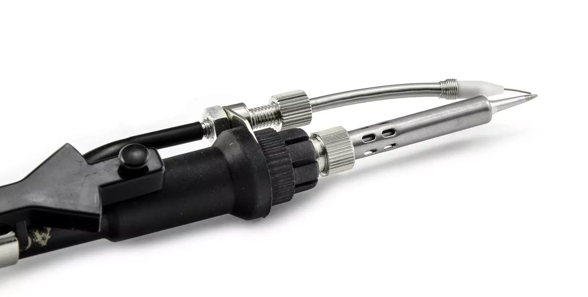 System zum Schneiden und Zuführen von 1,2mm Zinn zur Spitze des Hakko 375-05+ Mikrolötgerätes – 2