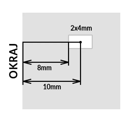Stanzzange mit 4x2mm Rechteckstempel – 2