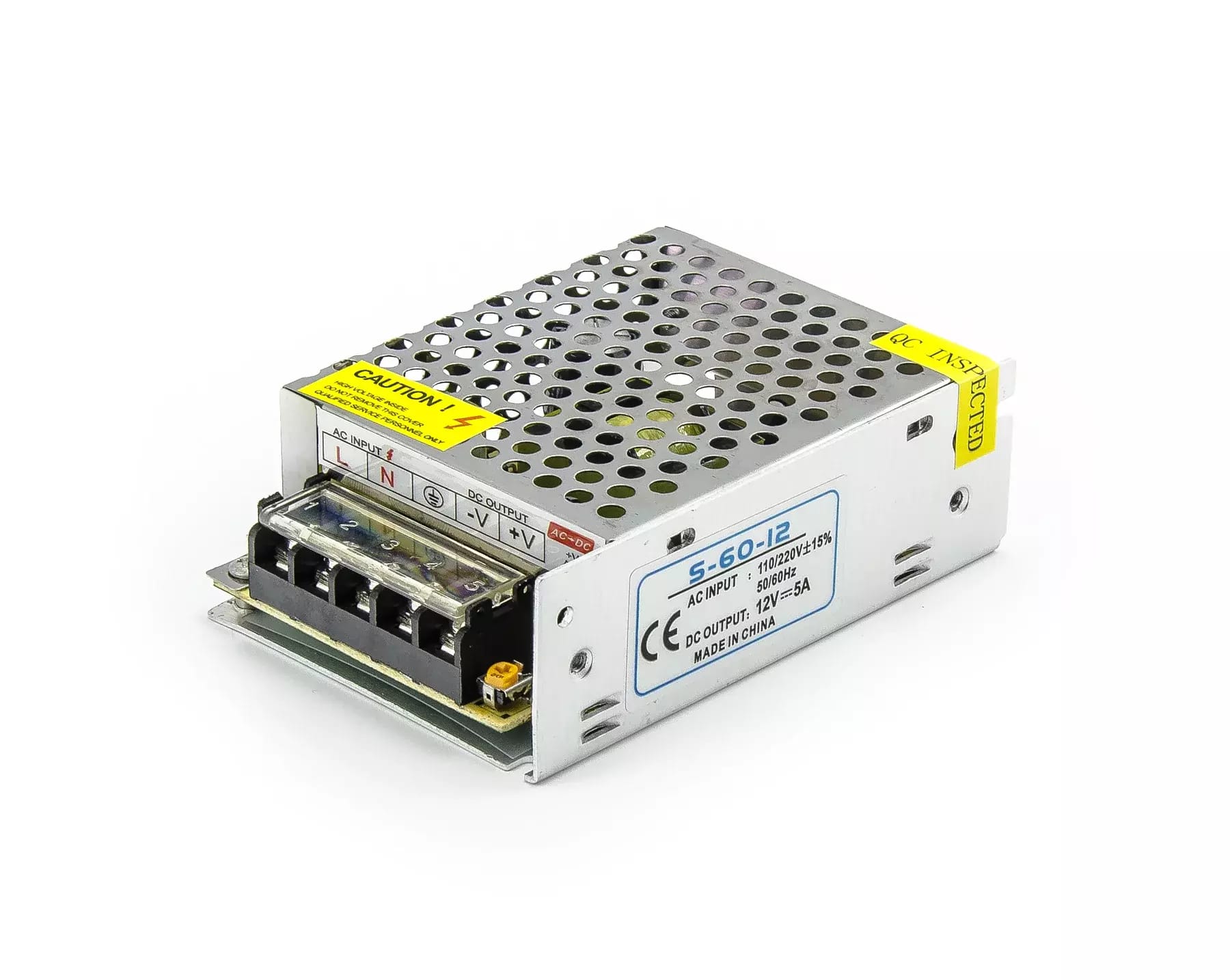 Schaltnetzteil S-60-12 12V 5A 60W