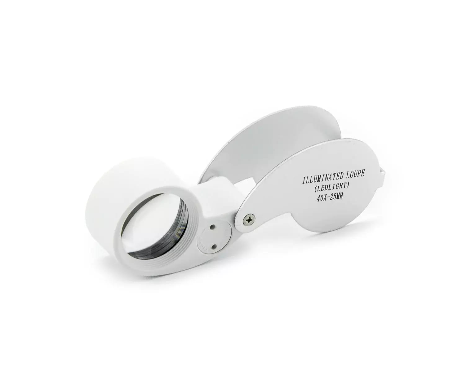Servicelupe mit 40facher Vergrößerung und LED-Beleuchtung Durchmesser 25mm – 2