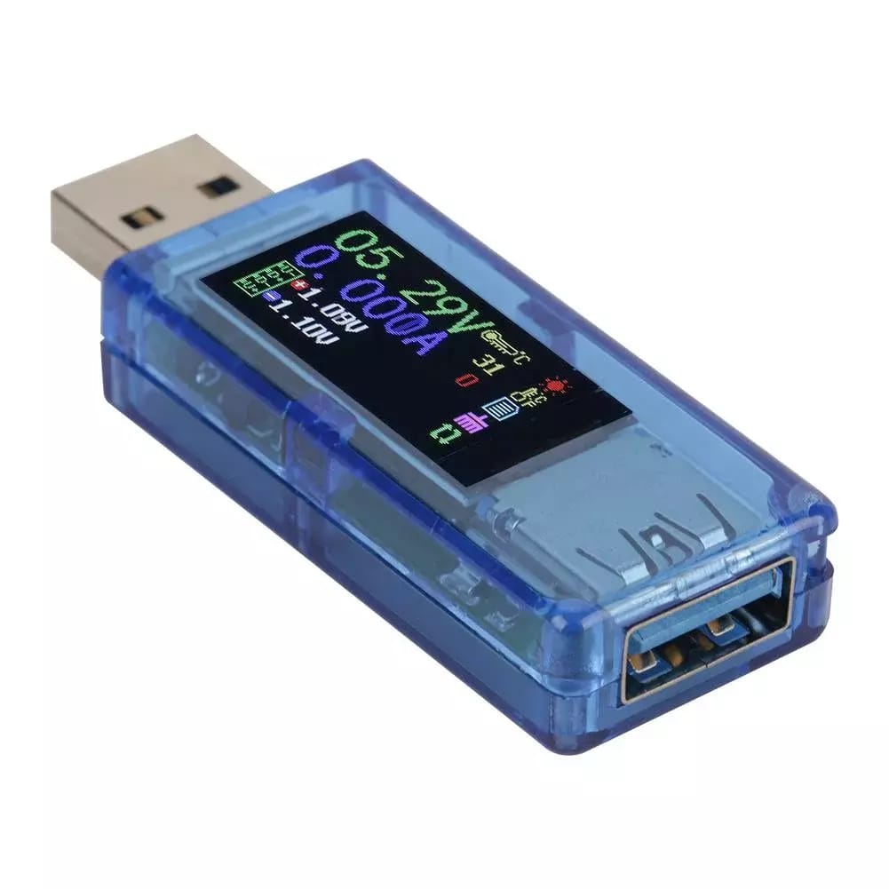 USB-Meter zum Testen von USB und Ladegeräten QC2.0, QC3.0, apple2.4a/2.2a/1.1a/0.5a, Android DCP – 2