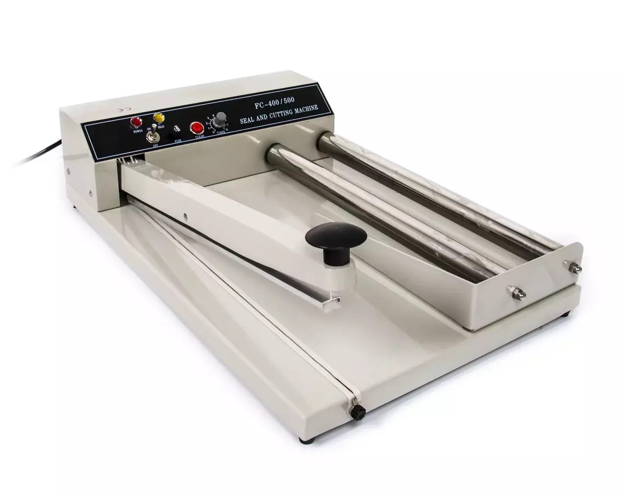 Halbmanuelle Folienschweißmaschine mit Abwickler und Abwickler FC-400 400mm