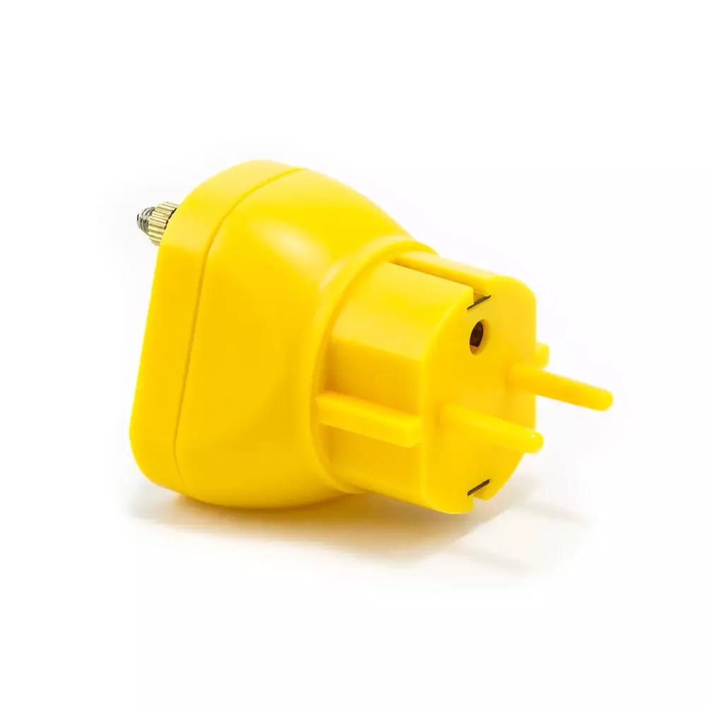 Erdungsstecker für ESD-Zubehör, 1x M5, 2x ESD 10mm Snap-In – 2