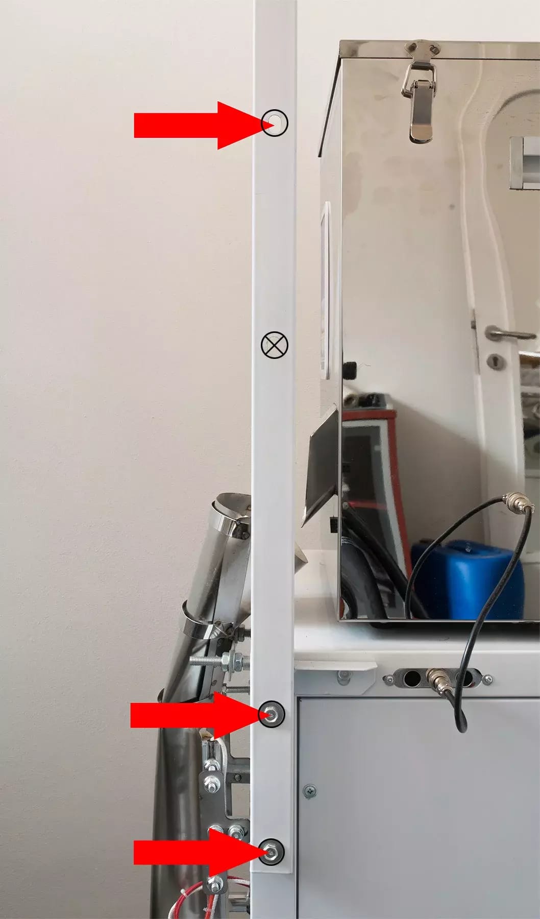Thermotransferdrucker HP-241F mit Halterung für automatische vertikale Verpackungsmaschinen bis 99g – 2