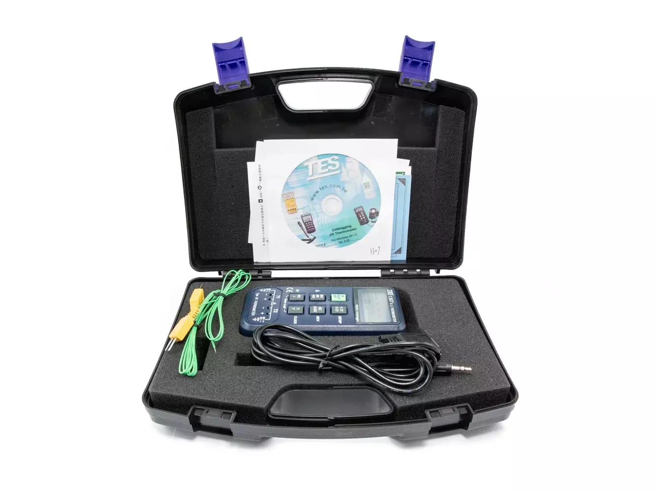 Zweikanal-Thermoelement-Thermometer TES 1307 mit Datenlogger-Funktion – 2