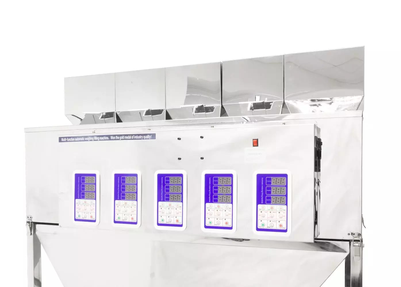 Fünf-Kopf-Dosierautomat für Schüttgüter und Mischungen 5x 10-500g – 2
