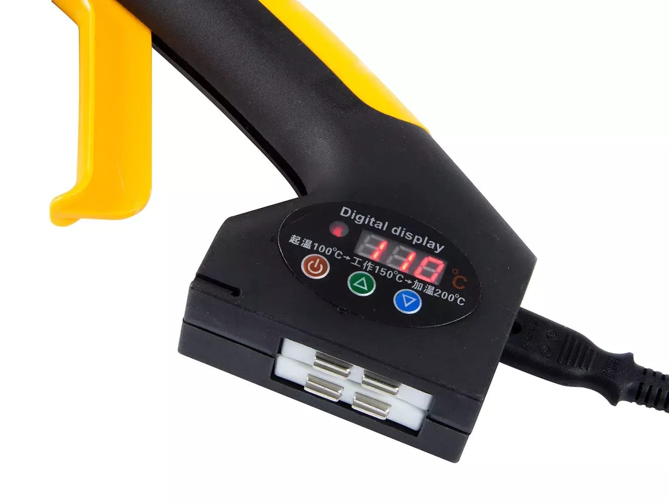 Professionelle Heißklebepistole RDM-125 mit digitaler Temperaturregelung und Magnethalter 11mm 125W – 2
