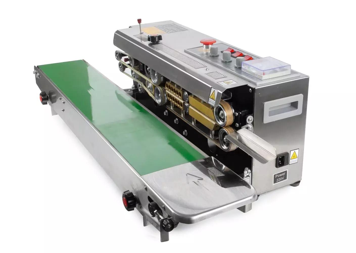 DBF-810SUS kontinuierliche Folienschweißmaschine mit Transportband und Tintenstrahldruck – 2