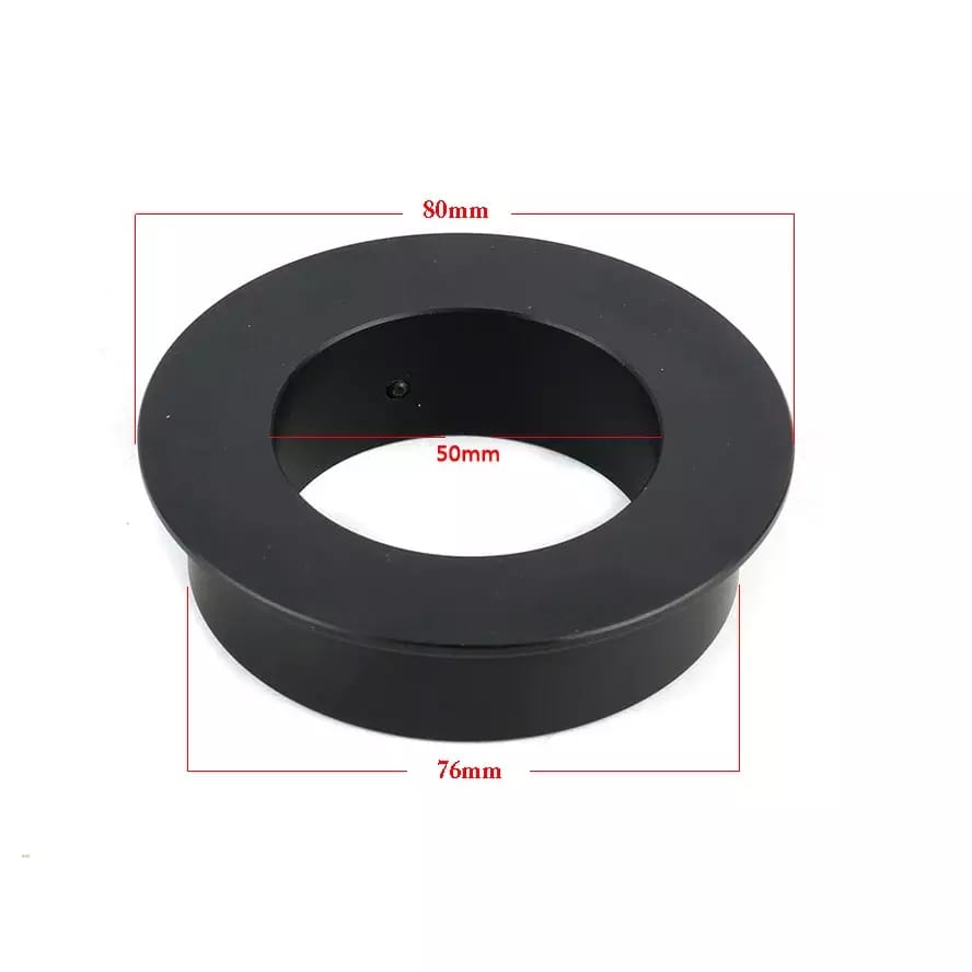 Reduzierring für Mikroskoptüllen 76mm – 2