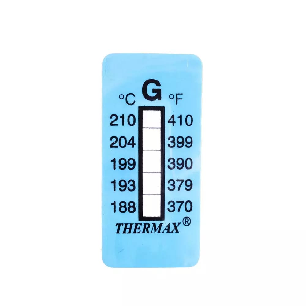 Selbstklebender Thermometer-/Anzeigestreifen nicht umkehrbar 188-210°C – 2