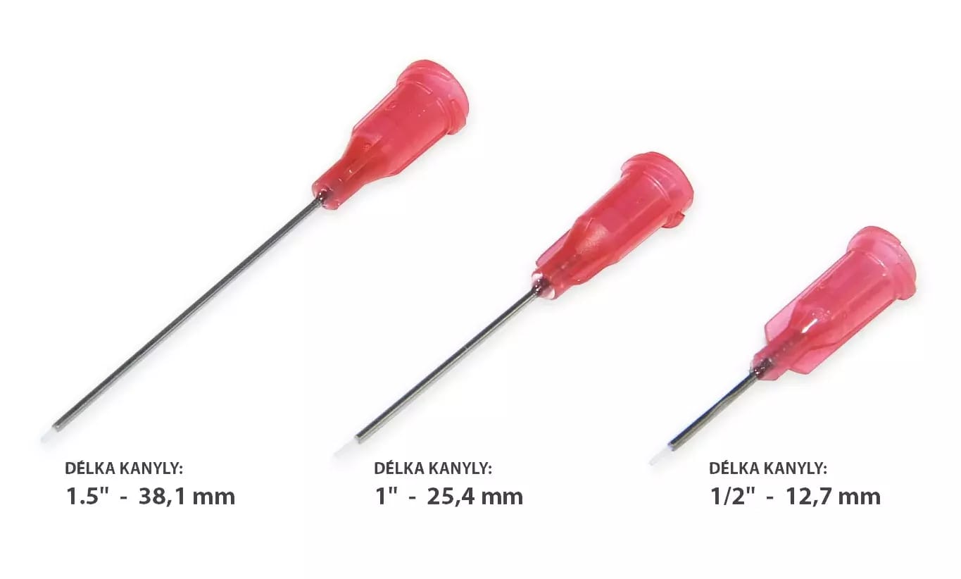Edelstahl-Dosiernadeln mit eingelegtem Teflonschlauch 27G 50St – 2