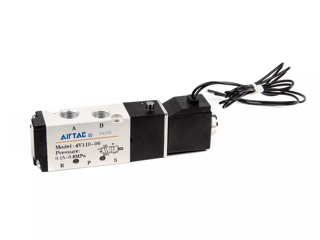 Elektrisch gesteuertes Luftventil (Magnetventil) DC24V G 1/8\" 4V110-06