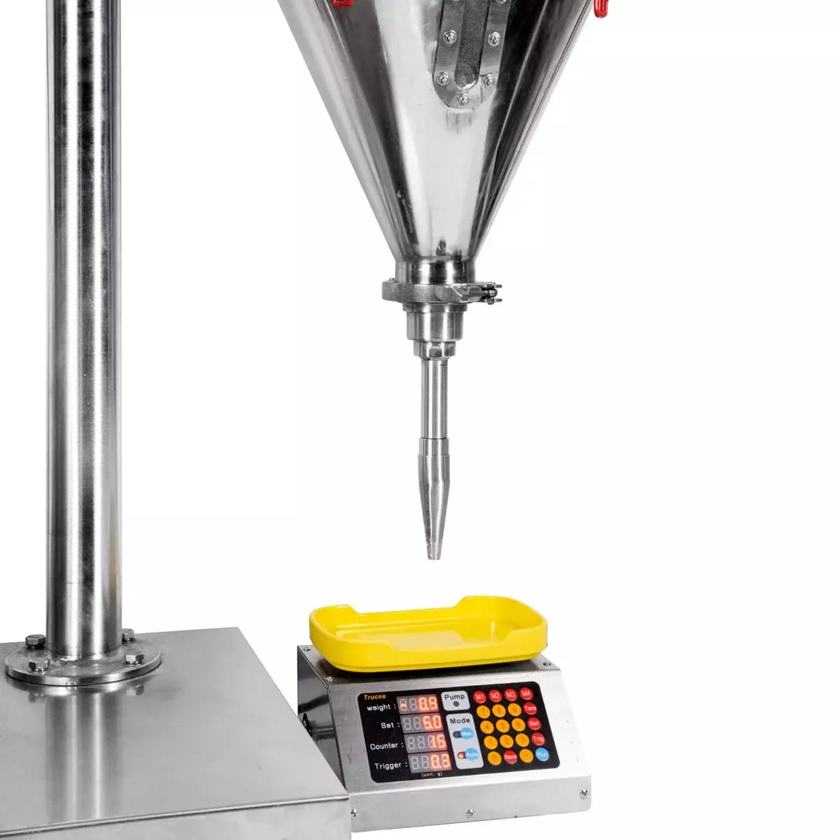 Schneckendosierer für Pulver- und Staubprodukte 0,5 - 30g 6L Trichter mit Kontrollwaage – 2