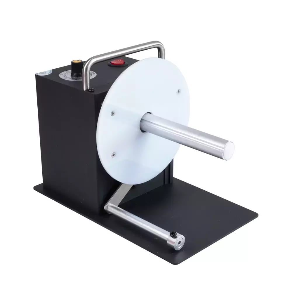 Universeller Aufwickler/Aufwickler für Selbstklebeetiketten und Etiketten bis zu 80 mm – 2