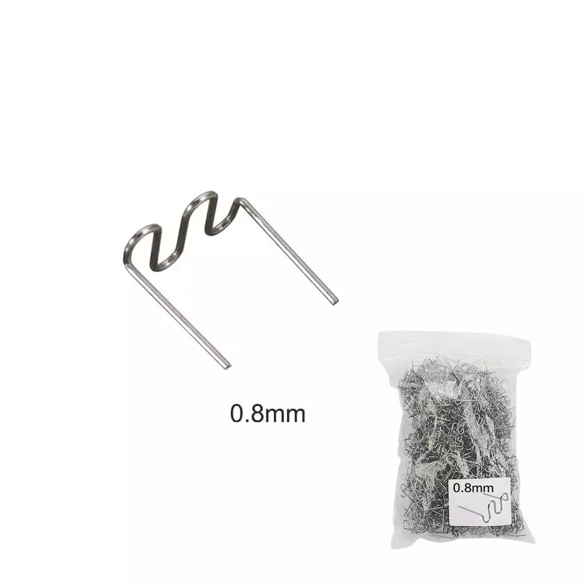 Heftklammern für Kunststoffhefter - flache esso Wolle 0,8 mm, 100St