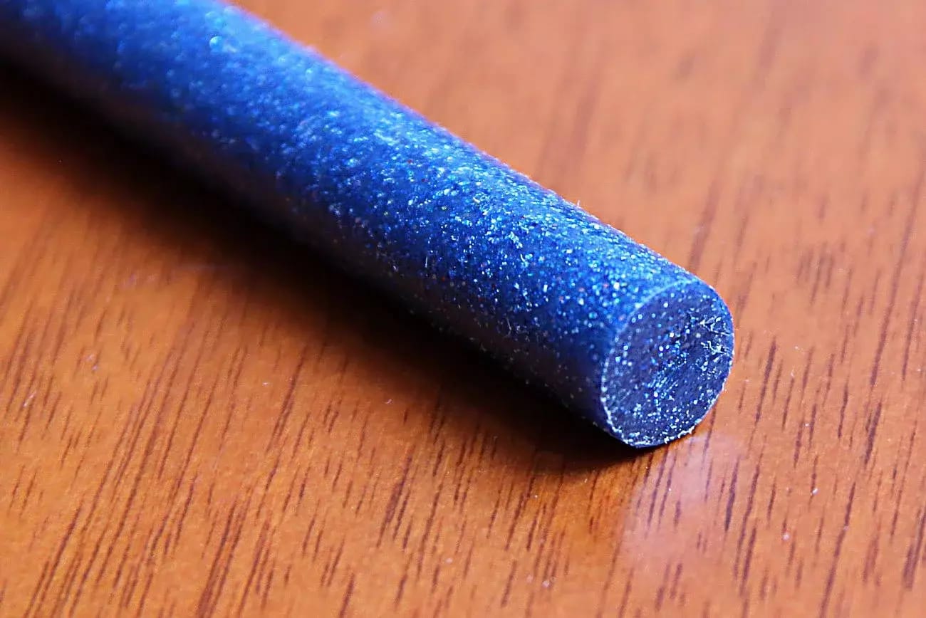 Dekorative Glitzerstäbchen für Heißklebepistole blau 54Stk(1kg) – 2
