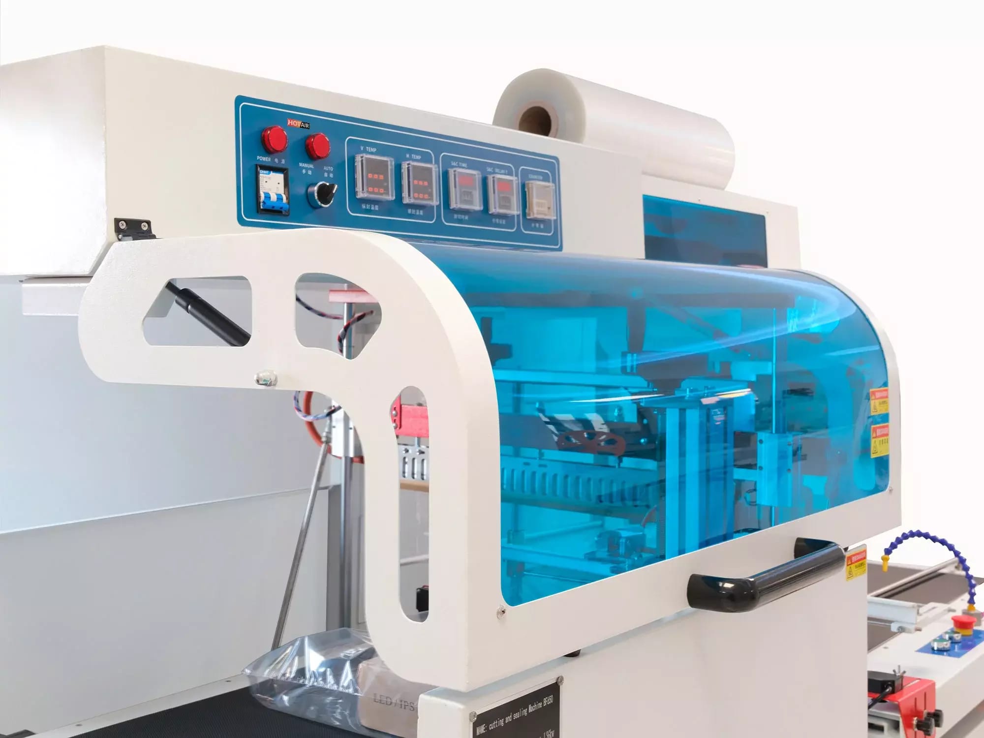 Automatische Verpackungslinie DQL5545 mit Schrumpftunnel BS-4535 – 2