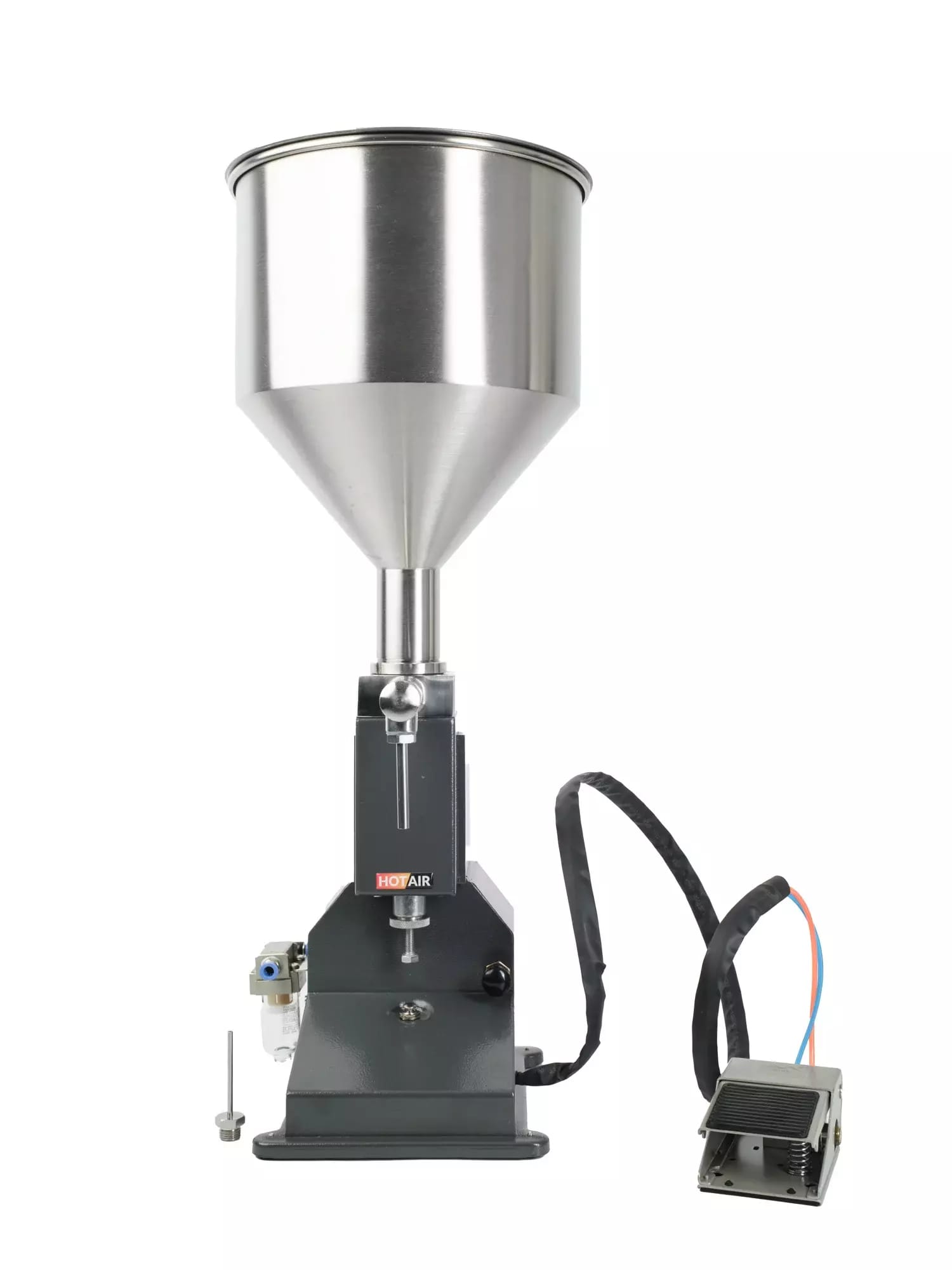 Pneumatischer Flüssigkeitsfüller für dünne bis mittelstarke Flüssigkeiten 5-50ml
