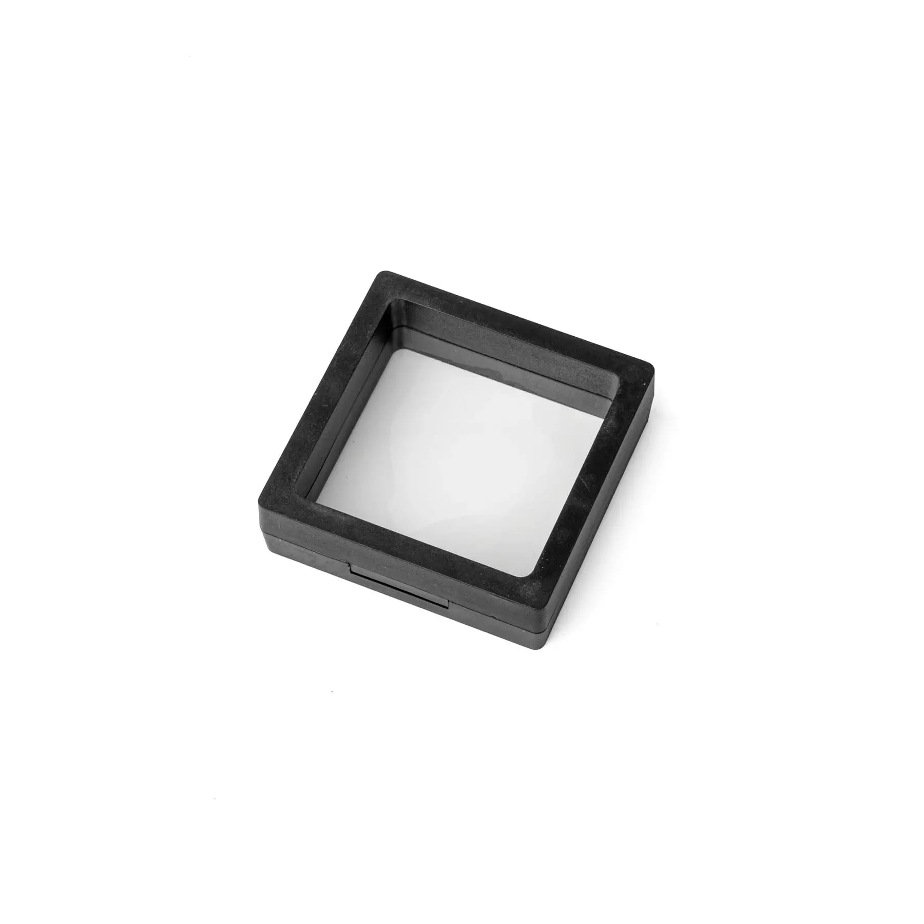 3D Münz- und Schmuckrahmen schwarz 7x7x2 cm