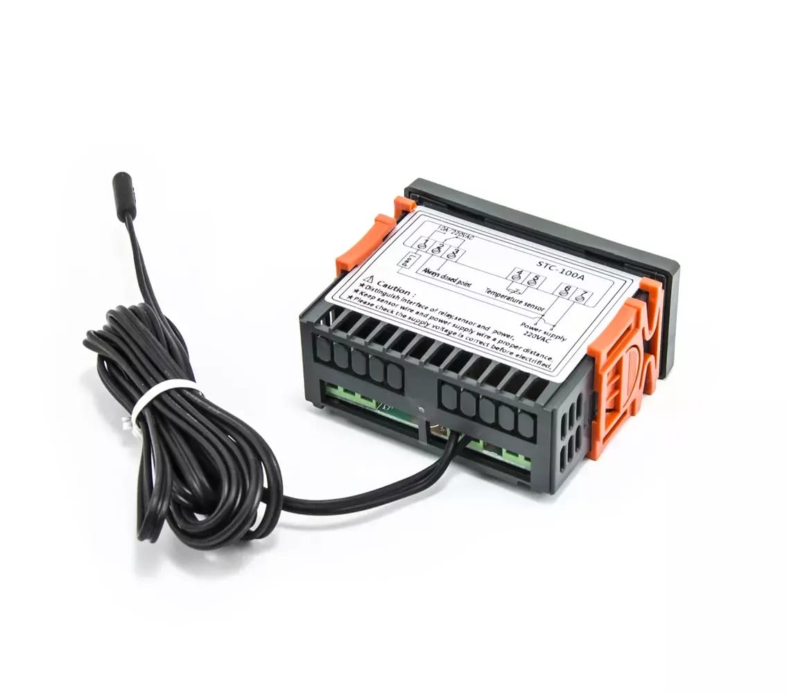 Digitaler Thermostat mit Fühler STC-100A, -40° bis +70°C – 2